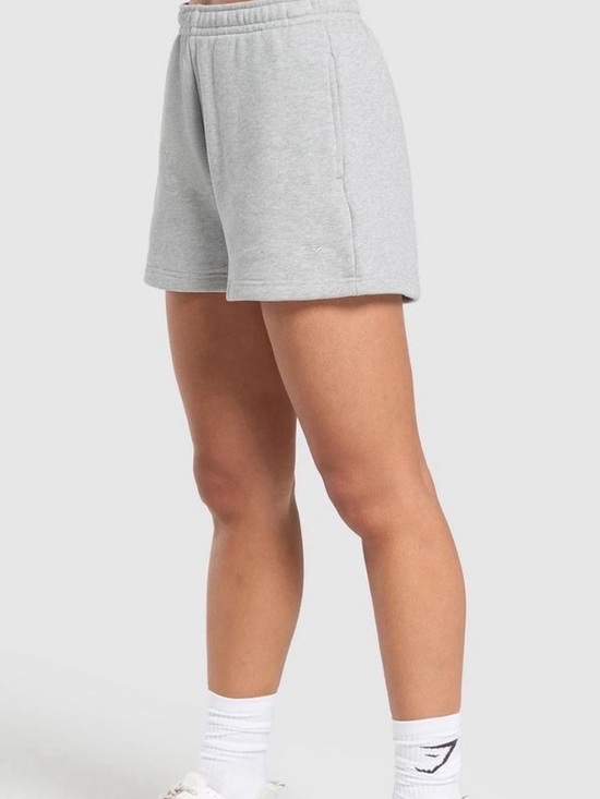 Gymshark Pants - Gymshark Light Gray Athletic Shorts